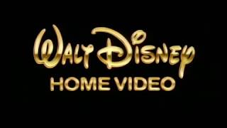 Gold Walt Disney Home 1991 Logo