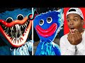 Reacting To VIRAL POPPY PLAYTIME HUGGY WUGGY Toy Factory Animatronics TikToks! (TREND)