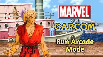Ken Run Arcade Mode | M.I.G | Marvel vs Capcom M.U.G.E.N