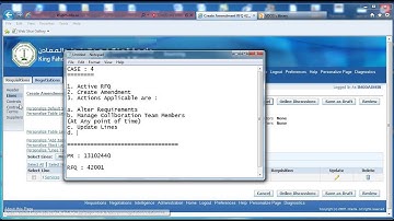 CASE 4 - Create Amendment for Active RFQ