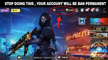 🚨 You Should Stop Doing This Otherwise Your Account Will Be BAN Permanent in Cod mobile 2024 😢
