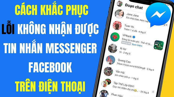 Lỗi không tải được tin nhắn messenger trên pc năm 2024