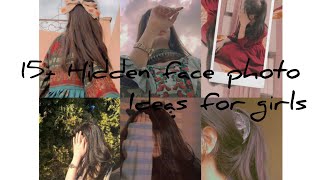 15+ Hidden face DP ideas for girls//DP ideas