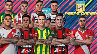 Facepack de la Liga Argentina #5 + Tattoos  PES 2021