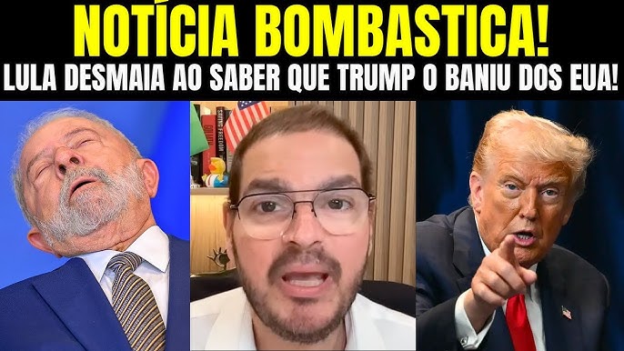 A CASA CAIU! LULA DESMAIA AO SABER QUE NÃO VOLTA AOS EUA DEPOIS DE ENCONTRO  COM TRUMP NA INDONÉSIA! - YouTube