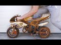 Restoration Abandoned Kawasaki Mini Bike - Complete Process