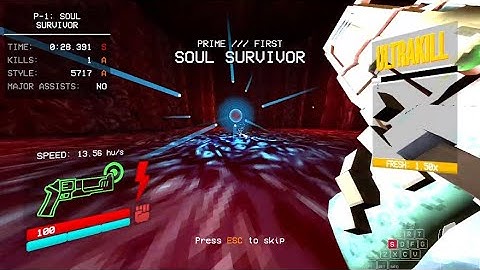 Speedrunning a random ultrakill level every day until i start hrt | Day 46 (P-1)