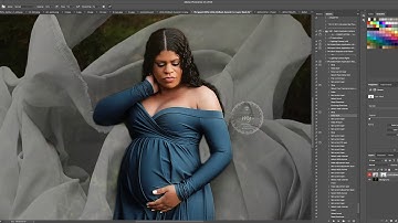 dress fabric added and color change using LSP actions.