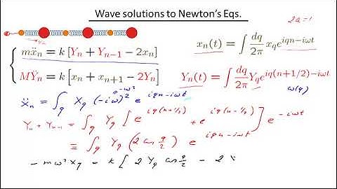 Exploring Quantum Physics || 02 Part II  Classical phonons in an oscillator chain 22 56