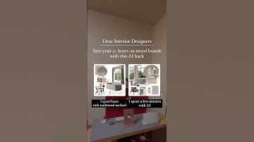 Save your 3+ hours on mood boards with this AI hack #interiordesigner #interiordesign #aiindesign
