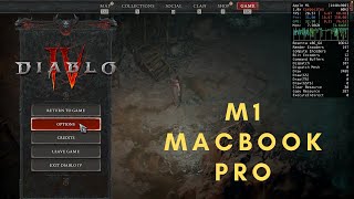Diablo IV/4 on M1 MacBook Pro using Apple Game Porting Toolkit