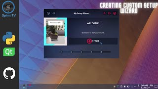 #1 Python Tutorial Creating a custom Setup Wizard for app installation or data forms | PyQt PySide