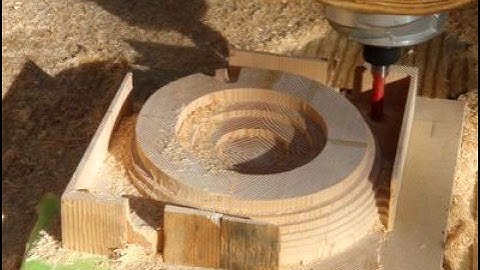 3 axis CNC router (time lapse)