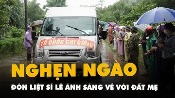 Nghẹn ngào đón liệt sĩ Lê Ánh Sáng về với đất mẹ Hà Tĩnh
