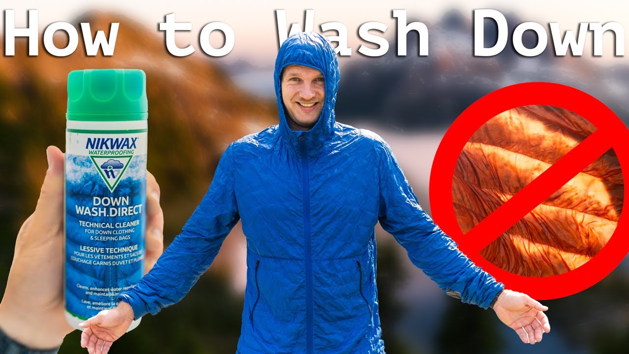 Don't Know How To Wash Down? Watch This! | How To Wash Your Down Jacket ...