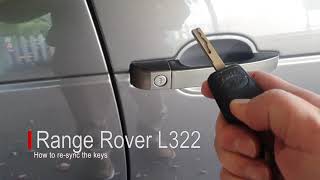 Range Rover Key Sync Procedure - L322 MKIII by lorkers 48,291 views 2 years ago 1 minute, 2 seconds