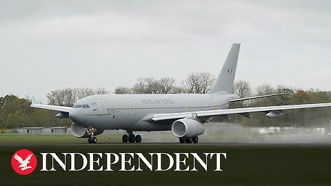 RAF completes first UK flight using 100% sustainable fuel in 