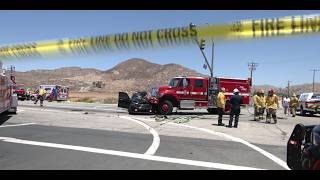 HEMET | Double Fatal, 10 Year Old Boy & His Father Die In Crash Involving Fire Engine