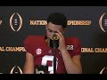 An emotional Bryce Young after loss to Georgia, "It's on me to perform better." | CFB News