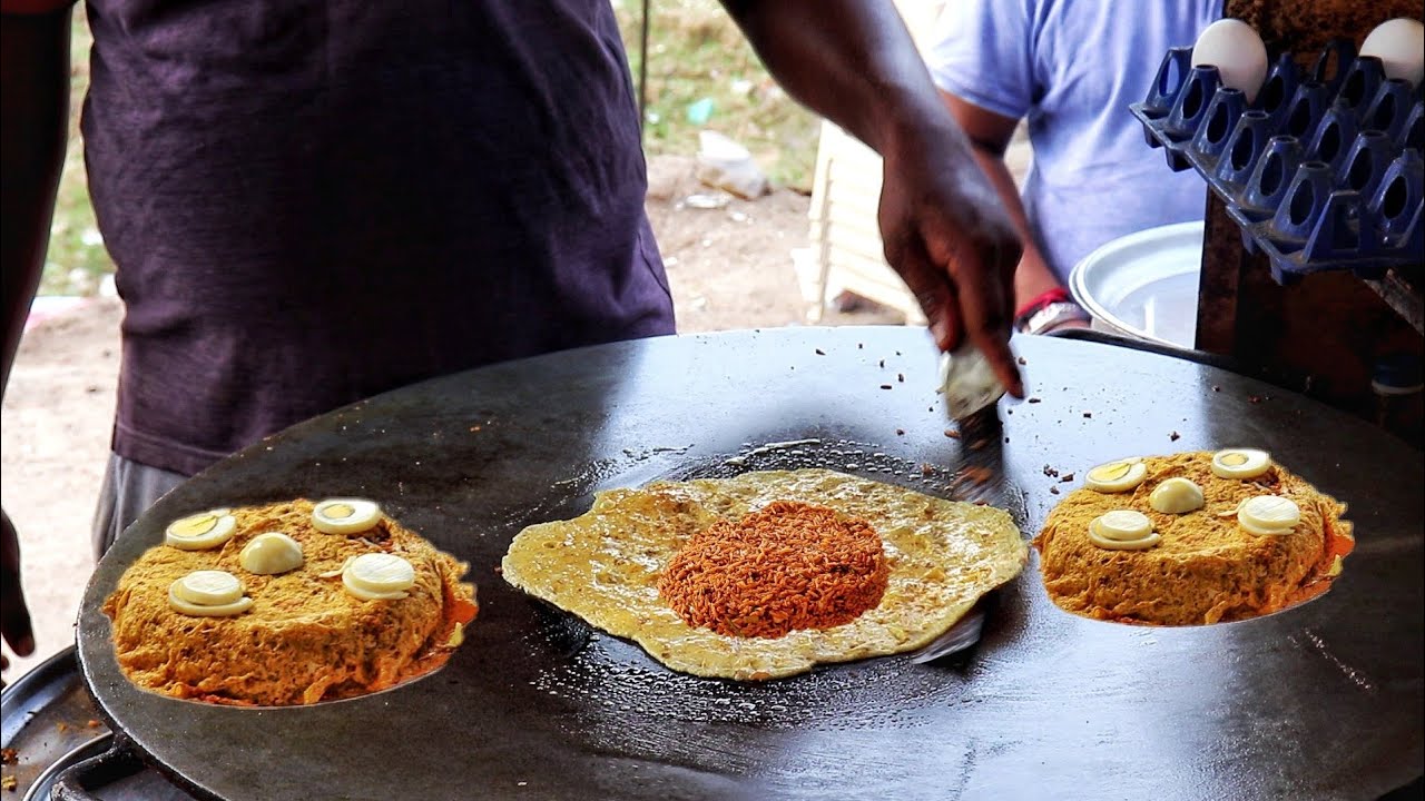 Indian Brothers Making Royal Pulao | Two Layer Scrambled Egg Recipe | Egg Street Food India | Street Food Fantasy