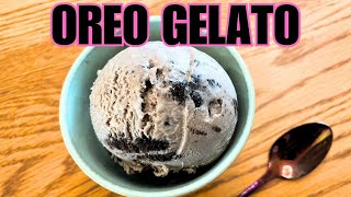 Making Oreo Gelato - No cook gelato