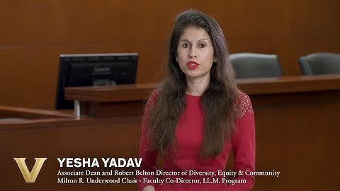 Faculty Profile: Yesha Yadav