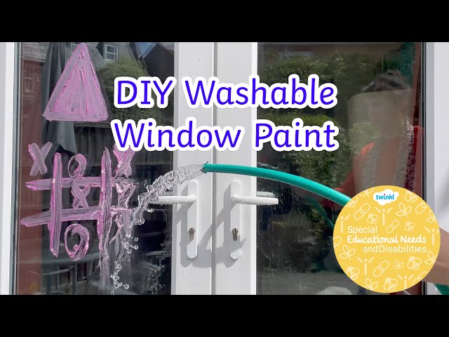 DIY Washable Window Paint Recipe for Window Painting Fun • Kids Activities  Blog