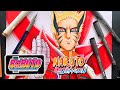 Speed Drawing NARUTO&#39;S BARYON MODE from Boruto: Naruto Next Generations