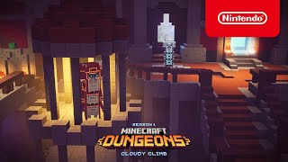 Minecraft Dungeons: Cloudy Climb - Launch Trailer - Nintendo Switch