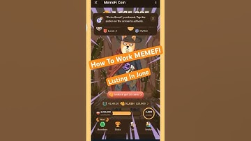 How To Work On Memefi | June Listing #memefi #memeficoin #shorts #crypto #airdrop