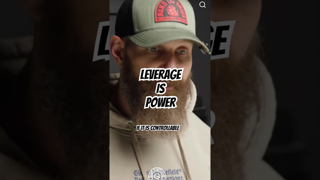 Control the controllables & maintain leverage over what you can’t. 