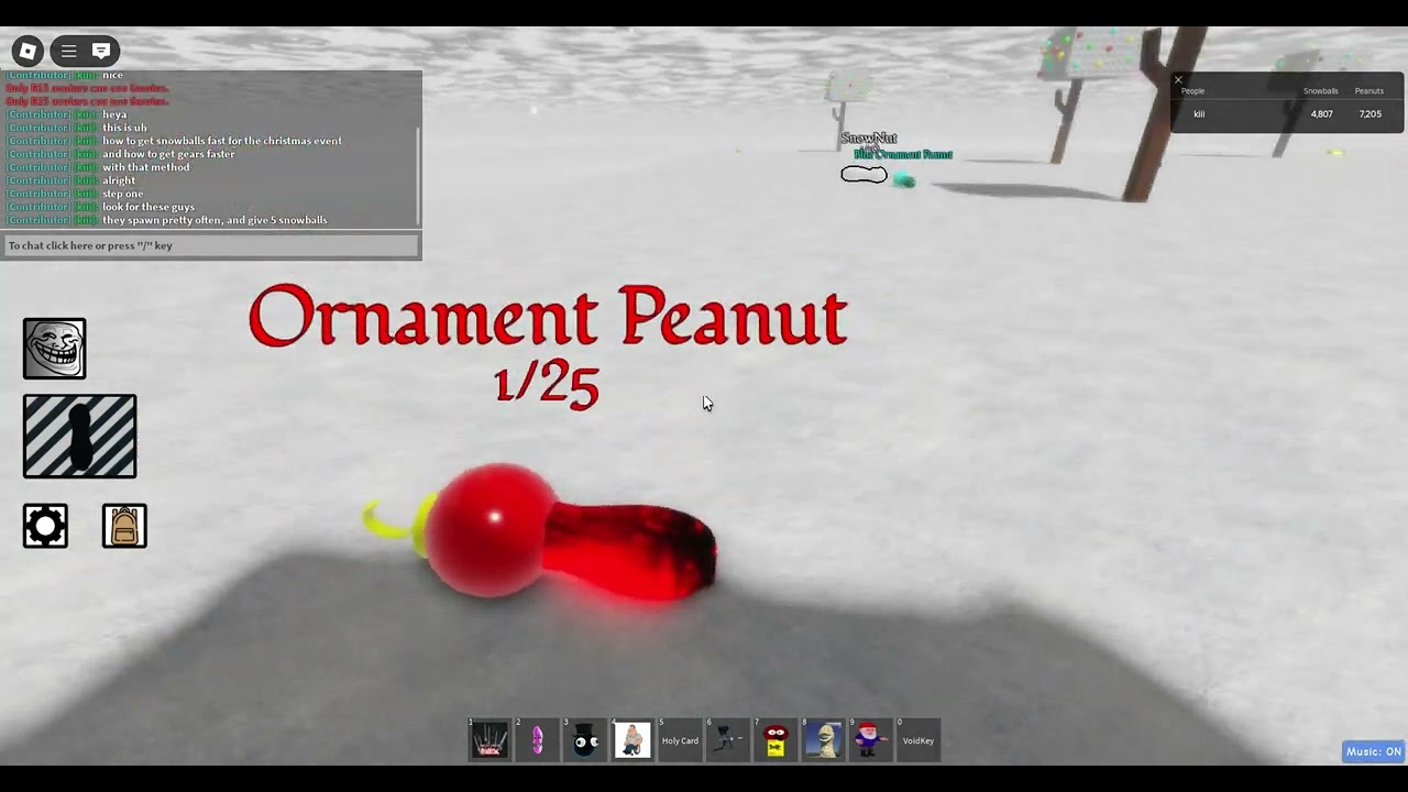 Peanut.RNG - how to get snowballs fast!