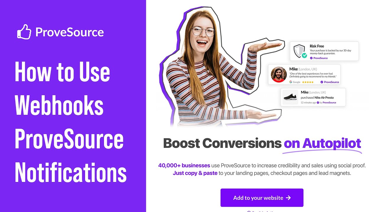 ProveSource Configuring Webhooks Notifications Send Using Drip Email Marketing