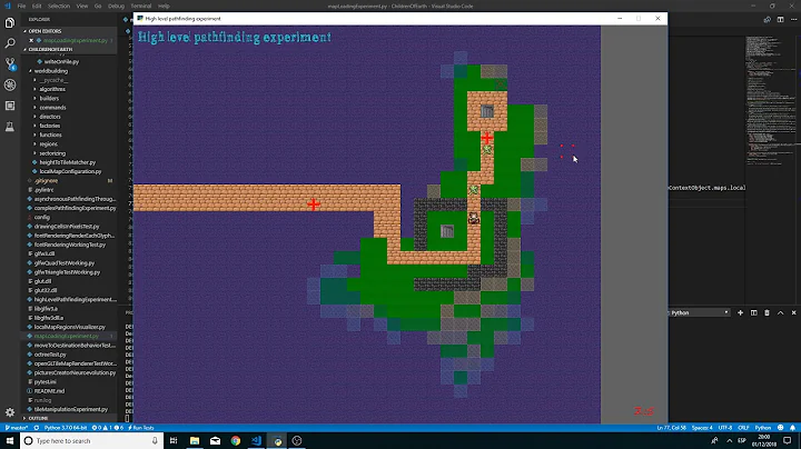 Hierarchical pathfinding with buildings #2
