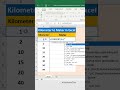 How to convert kilometer to meter in excel excel shortshorts