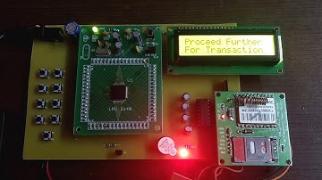 Fingerprint Based ATM Machine using GSM OTP.