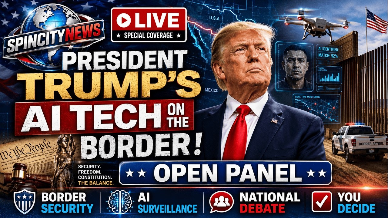 Vertical President Trump's AI Tech on the border! Open Panel 📱#live #livestream #debate
