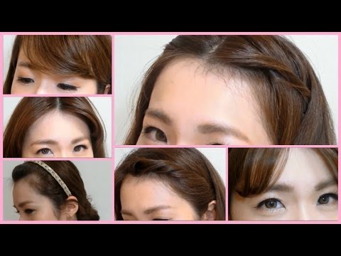 伸ばしかけの前髪 簡単アレンジ方法 Hair Tutorial Youtube