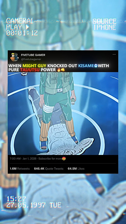 Kisame Vs Might Guy🥶🔥