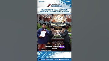 PDIP Komentari Setahun Pemerintahan Prabowo-Gibran: : Pro-rakyat tapi Masih Ada Kekurangan