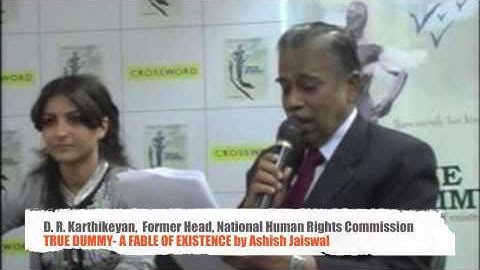 D. R. Karthikeyan Former, CBI Head, India reading True Dummy by Ashish Jaiswal