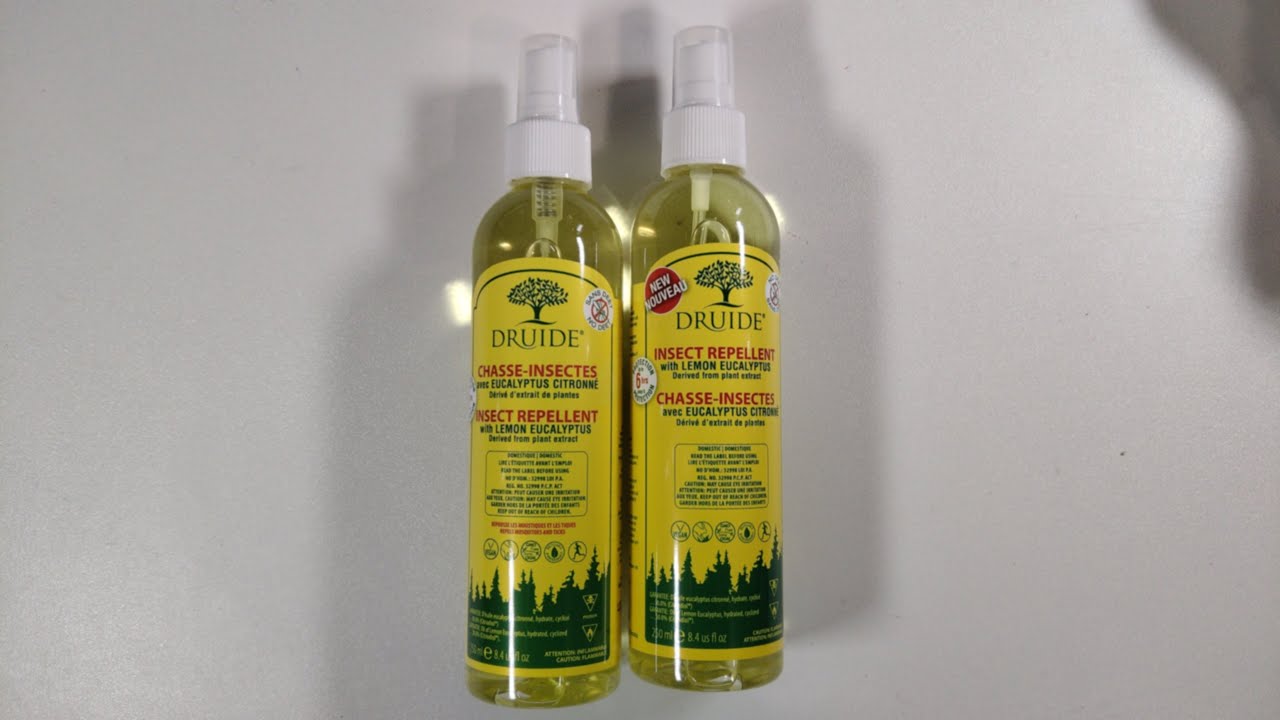 Druide Lemon Eucalyptus Insect Repellent (250ml) YouTube