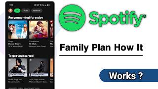 Spotify Family Plan How it Works
