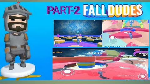 Fall dudes 3d-Gameplay Walkthrough part-2 (android,ios) RISHI ROCKY GAMING
