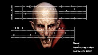 Dark Medieval Music - Vampire Killer Full Acoustic Guitar Tab By Ebunny Fingerstyle How To Play