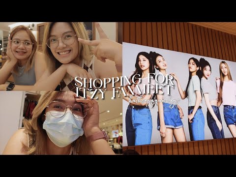 vlog | shopping for ITZY fan meet + haul