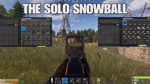 THE SOLO SNOWBALL - Rust Console Edition (Movie)