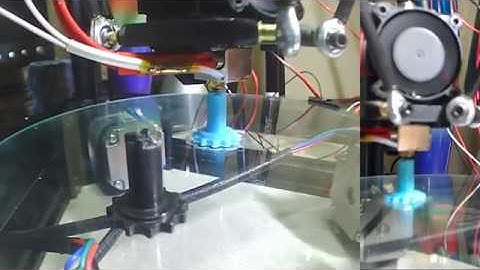Live: 3Д Печать Printing on Anycubic Kossel Delta Style 3D Printer