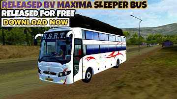 Released Bv Maxima Sleeper Bus Mod In Bus Simulator Indonesia - Bussid Bus Mod - Bussid Car Mod