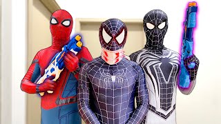 ⁣TEAM SPIDER-MAN vs BAD GUY TEAM | RESCUE VENOM From BAD-HERO ( Live Action ) - Fun Heroes